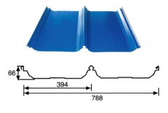 YX66-394-788型（360度咬口型）彩钢板